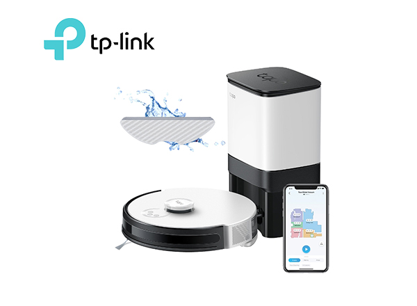 TP-Link Tapo RV30 Plus LiDAR Navigation Robot Vacuum & Mop + Smart Auto-Empty Dock | T199