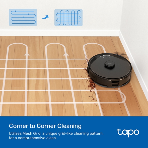 TP-Link Tapo RV30 Max Plus 5300Pa Hyper Suction Robot Vacuum & Mop + Smart Auto-Empty Dock | T199 - Image 7