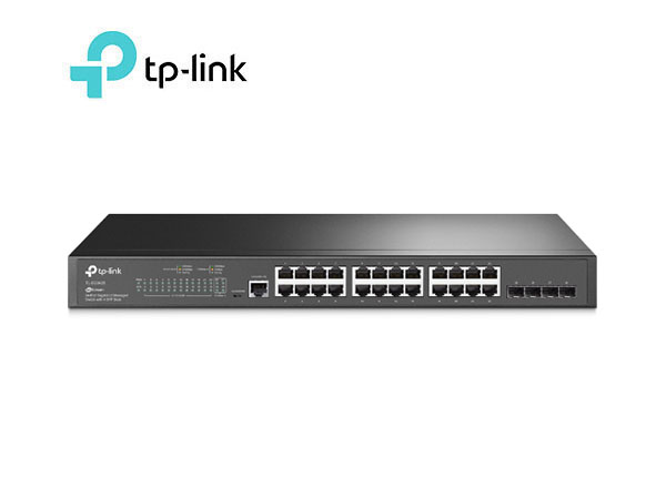 TP-Link TL-SG3428 JetStream 24-Port Gigabit L2 Managed Switch with 4 SFP Slots | T120