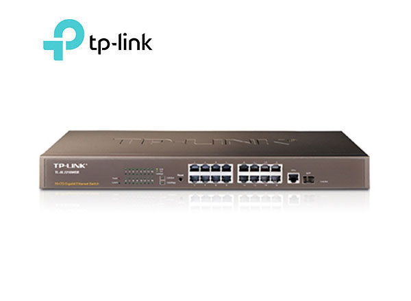 TP-Link TL-SL2218WEB 16-Port 10/100Mbps + 2-Port Gigabit Web Smart Switch | T75