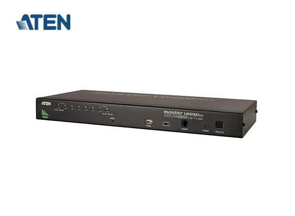 ATEN CS1708A 8-Port PS/2-USB VGA KVM Switch with Daisy-Chain Port and USB Peripheral Support | A330