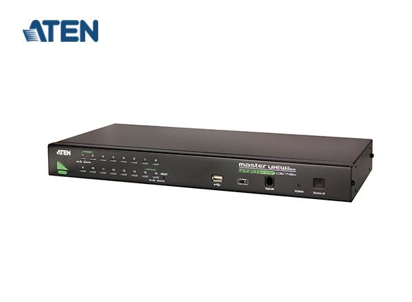 ATEN CS1716A 16-Port PS/2-USB VGA KVM Switch with Daisy-Chain Port and USB Peripheral Support | A550