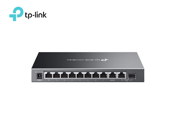 TP-Link ES210GMP Omada 10-Port Gigabit Easy Managed Switch with 8-Port PoE+ | T70