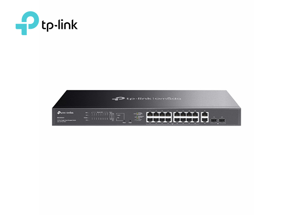 TP-Link ES220GMP Omada 20-Port Gigabit Easy Managed Switch with 16-Port PoE+ | T125