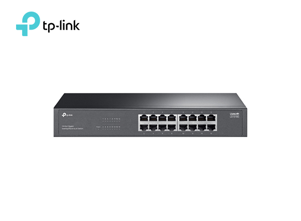TP-Link LS1016G 16-Port Gigabit Desktop/Rackmount Switch | T36