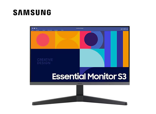 SAMSUNG Monitor 24" Essential S3 S33GC FHD LS24C330GAEXXS | M103