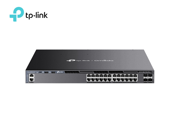 TP-Link SG6428X Omada 24-Port Gigabit Stackable L3 Managed Switch with 4 10G Slots | T665