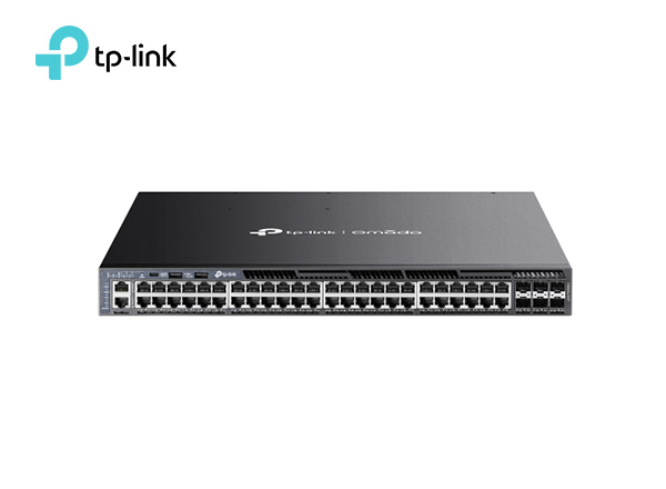 TP-Link SG6654X Omada 48-Port Gigabit Stackable L3 Managed Switch with 6 10G Slots | T850