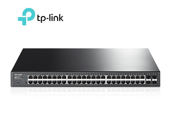 TP-Link T1600G-52PS(TL-SG2452P) JetStream 48-Port Gigabit Smart PoE+ Switch with 4 SFP Slots | T399