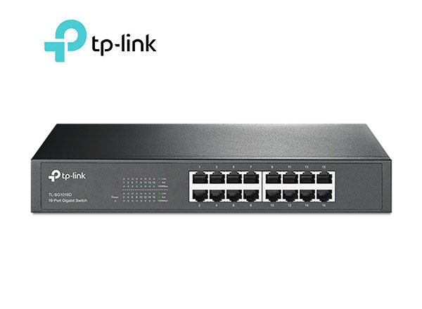 TP-Link TL-SG1016D 16-Port Gigabit Desktop/Rackmount Switch | T41
