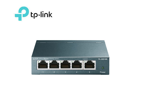 TP-Link TL-SG105 5-Port 10/100/1000Mbps Desktop Switch | T9-5