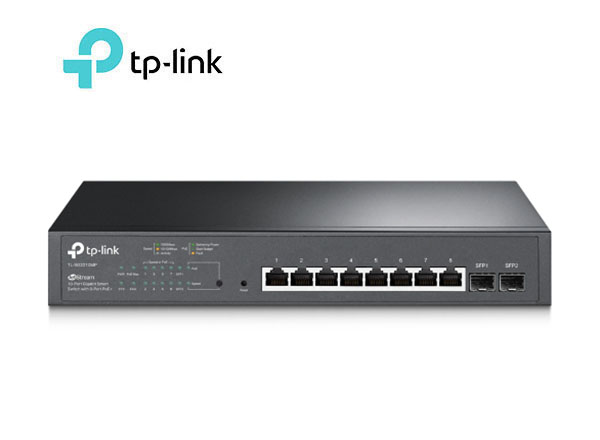 TP-Link TL-SG2210MP JetStream 10-Port Gigabit Smart PoE Switch with 8-Port PoE+ | T88