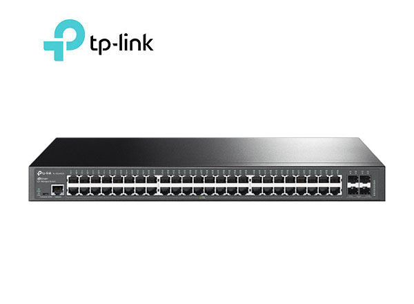 TP-Link SG3452X JetStream 48-Port Gigabit L2+ Managed Switch with 4 10GE SFP+ Slots | T370