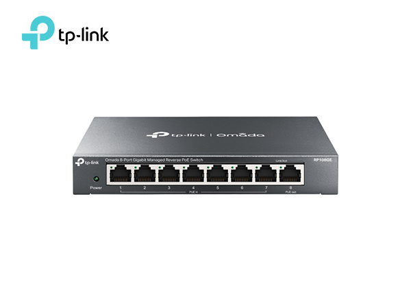 TP-Link TL-RP108GE 8-Port Gigabit Managed Reverse PoE Switch | T21-5
