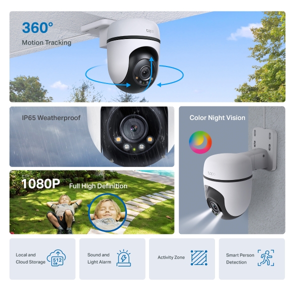 TP-Link Tapo C500 Outdoor Pan/Tilt Security WiFi Camera | T25 - Image 5