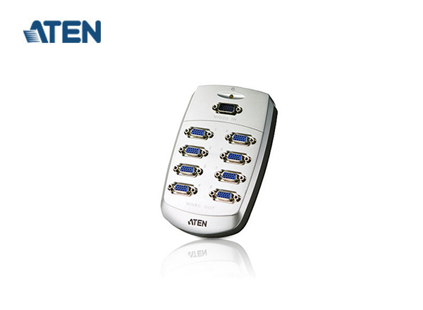 ATEN VS88 8-Port VGA Splitter Wall Plate (Plastic) (250MHz) | A30