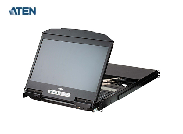 ATEN CL3884NW 4-Port USB HDMI Multi-View Dual Rail WideScreen LCD KVM Switch