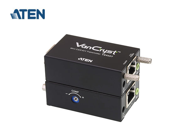 ATEN VE022 Mini VGA/Audio Cat 5 Extender (1280 x 1024@150m) | A125