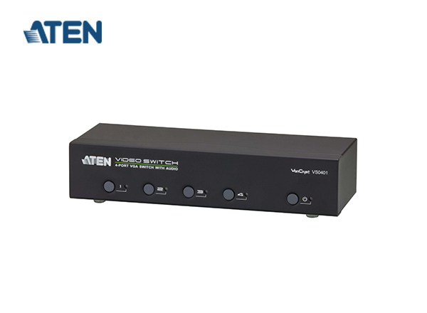 ATEN VS0401 4-Port VGA/Audio Switch | A75