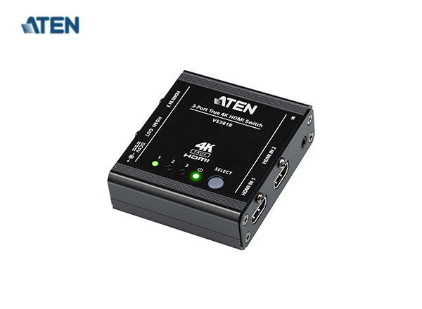 ATEN VS381B 3-Port True 4K HDMI Switch | A85