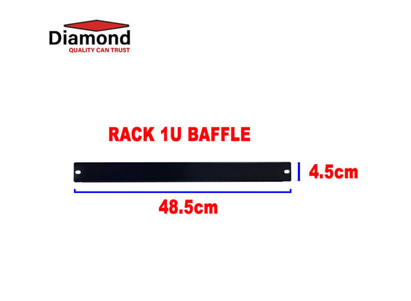 Diamond RACK 1U BAFFLE | 1U/D2