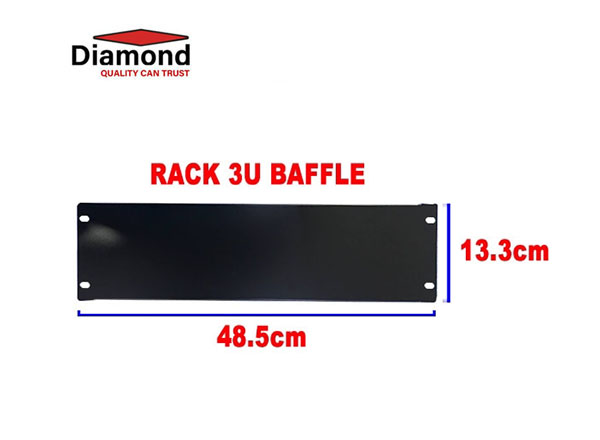 Diamond RACK 3U BAFFLE | D4