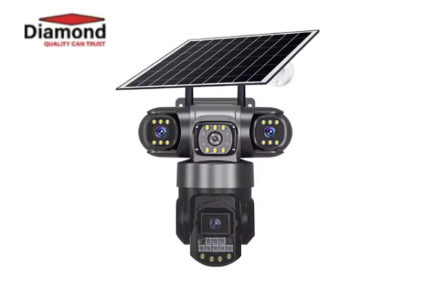 VTS28 4G LTE Solar Security Camera Triple-Lens CCTV Camera | S55